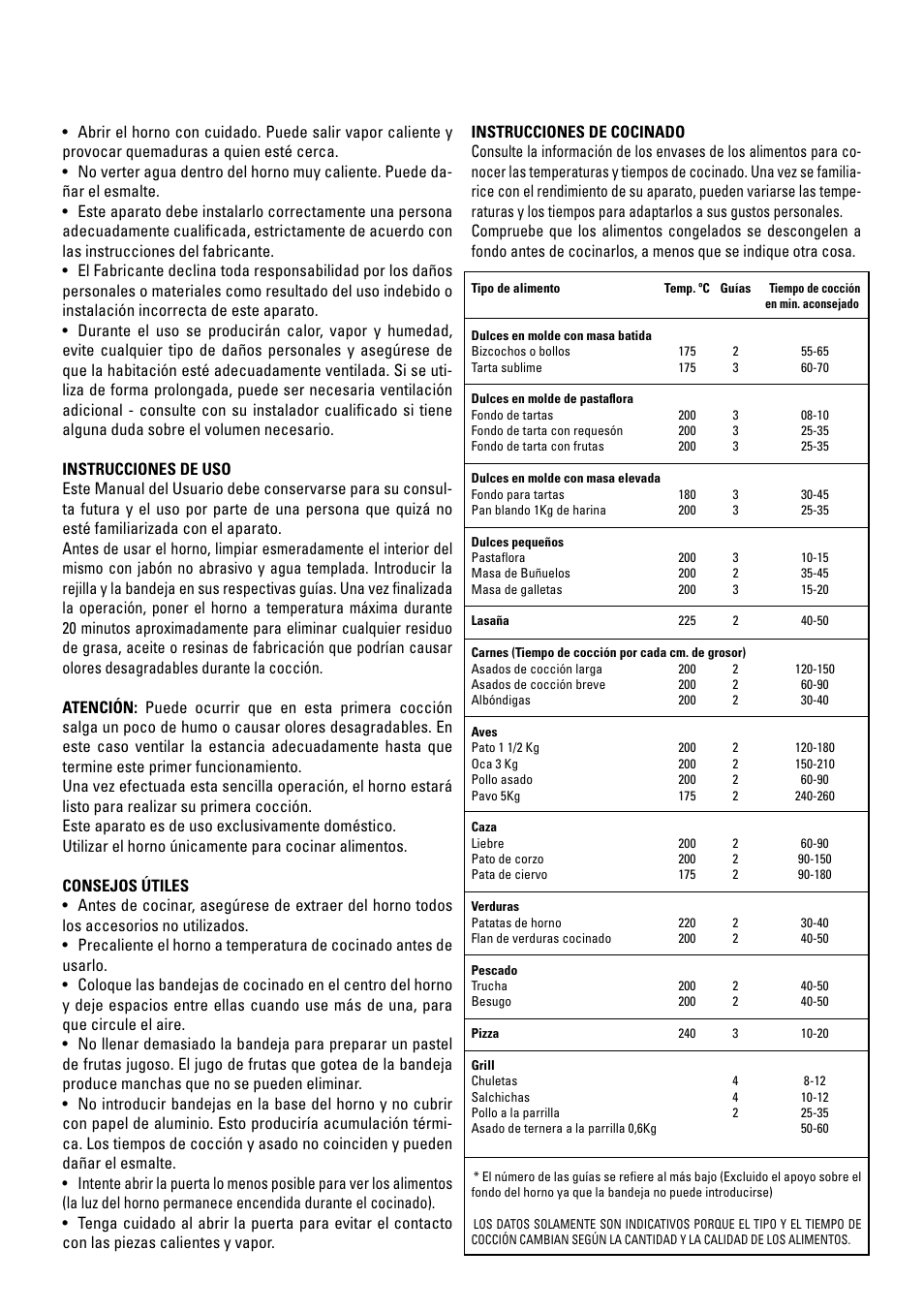 Cata HGR 110 AS WH User Manual | Page 3 / 72