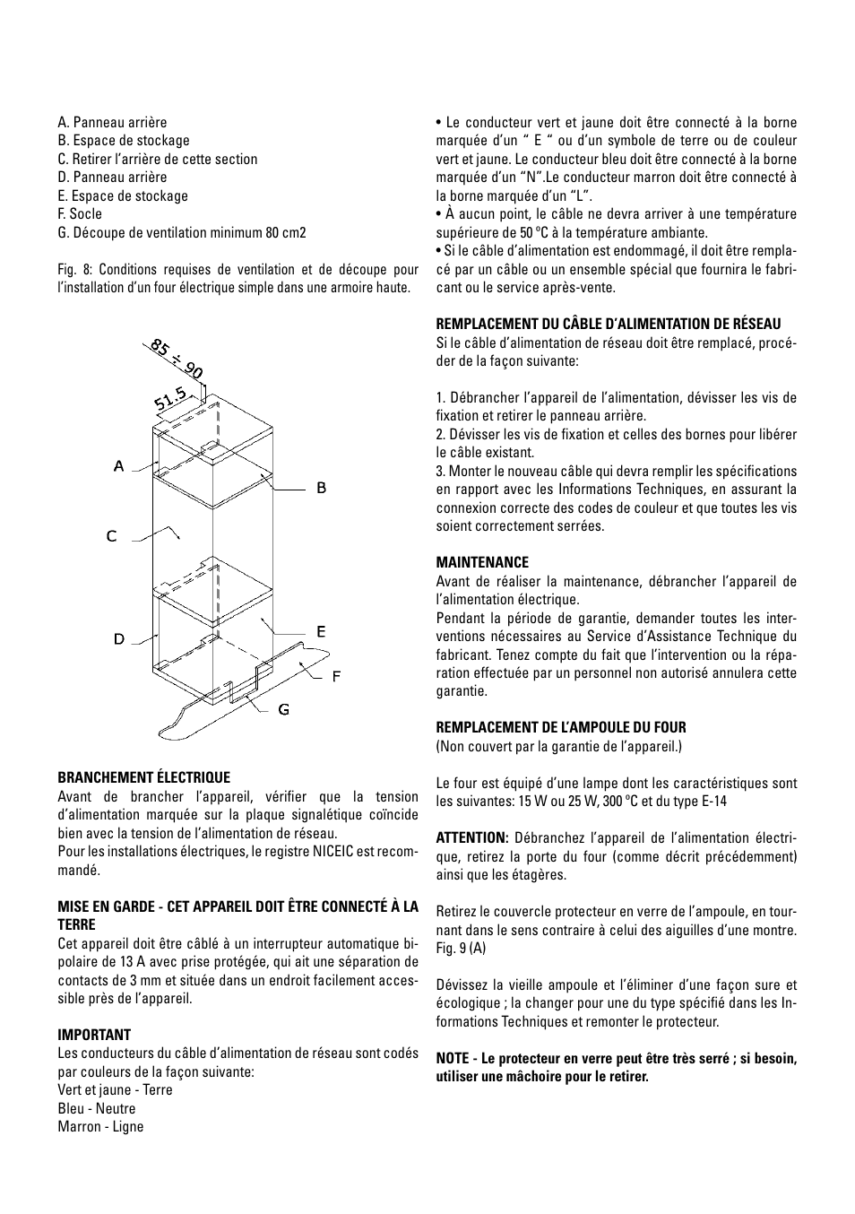 Cata HGR 110 AS WH User Manual | Page 30 / 72