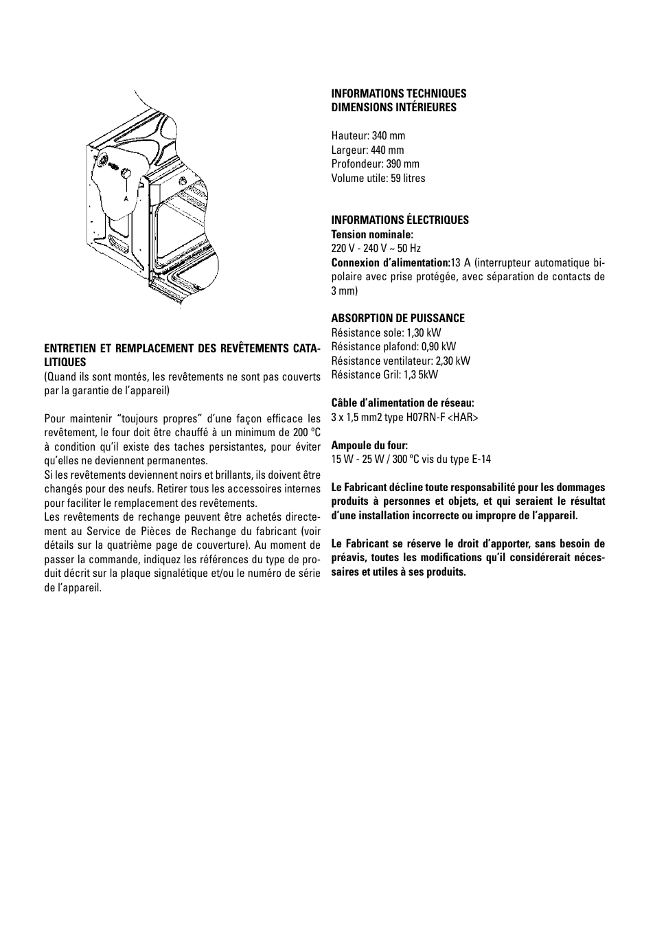Cata HGR 110 AS WH User Manual | Page 31 / 72