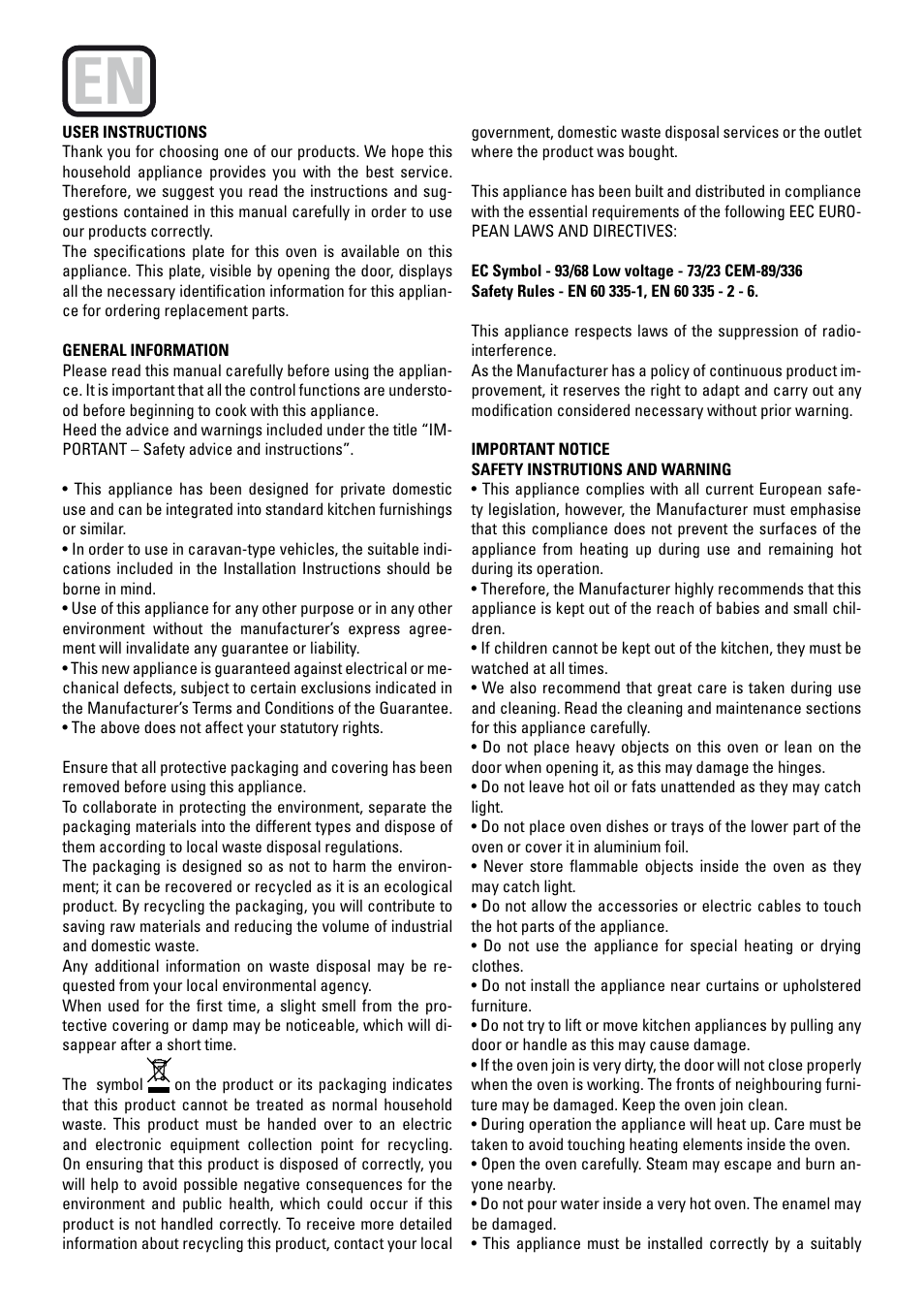 Cata HGR 110 AS WH User Manual | Page 32 / 72