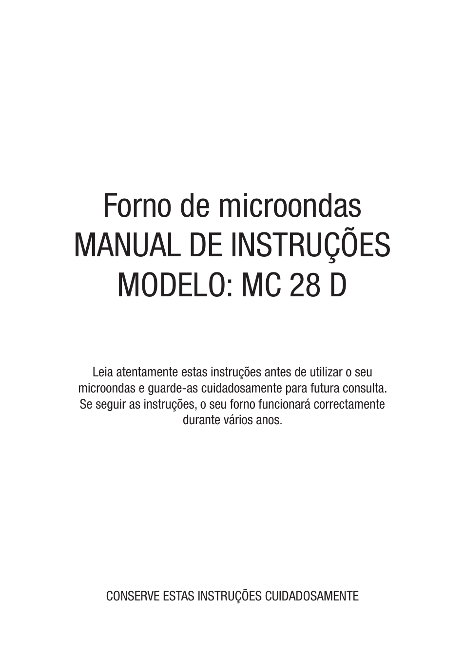 Cata MC 28 D WH User Manual | Page 19 / 84