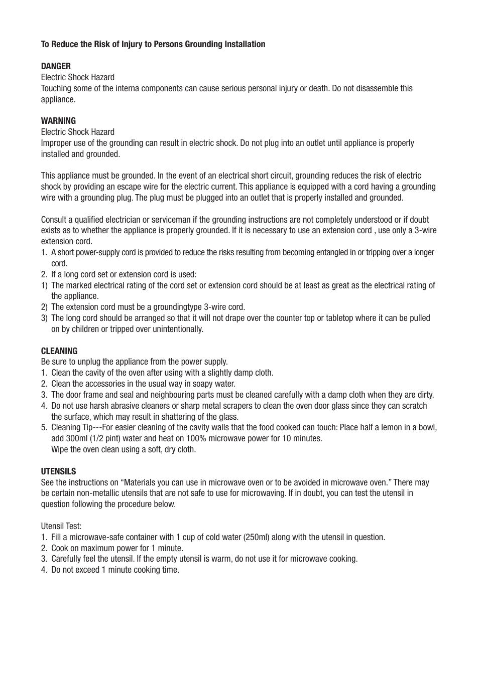 Cata MC 28 D WH User Manual | Page 38 / 84