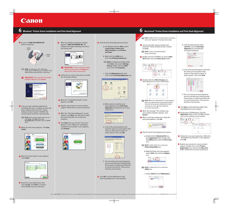 I9900 | Canon I9900 User Manual | Page 2 / 2