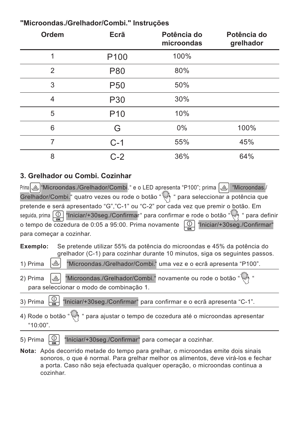 P100 | Cata MC 25D User Manual | Page 23 / 44