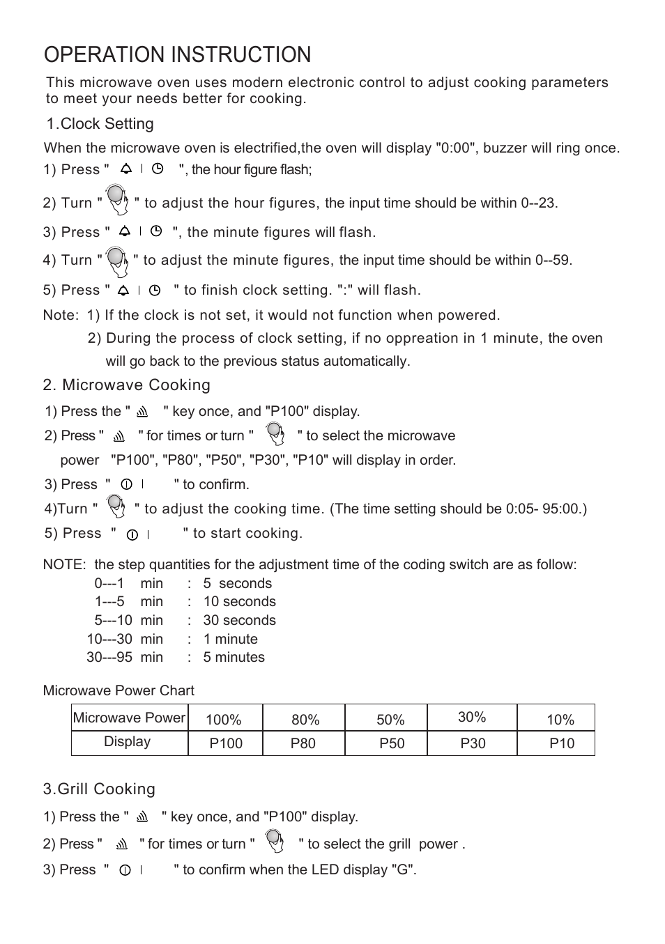 Operation instruction | Cata FS 20 BK User Manual | Page 33 / 142