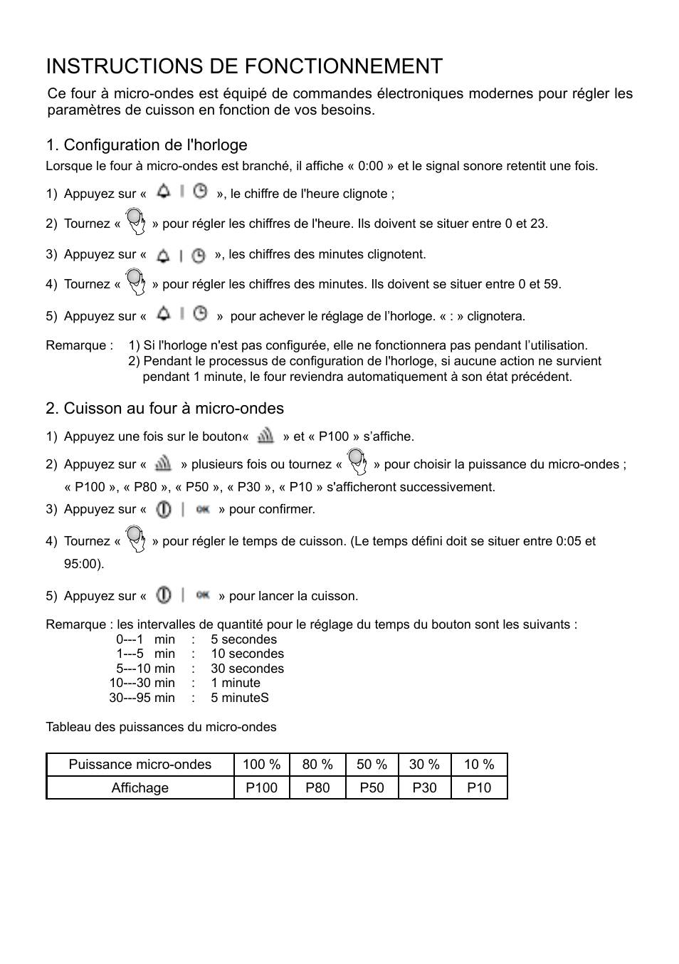 Instructions de fonctionnement | Cata FS 20 BK User Manual | Page 47 / 142