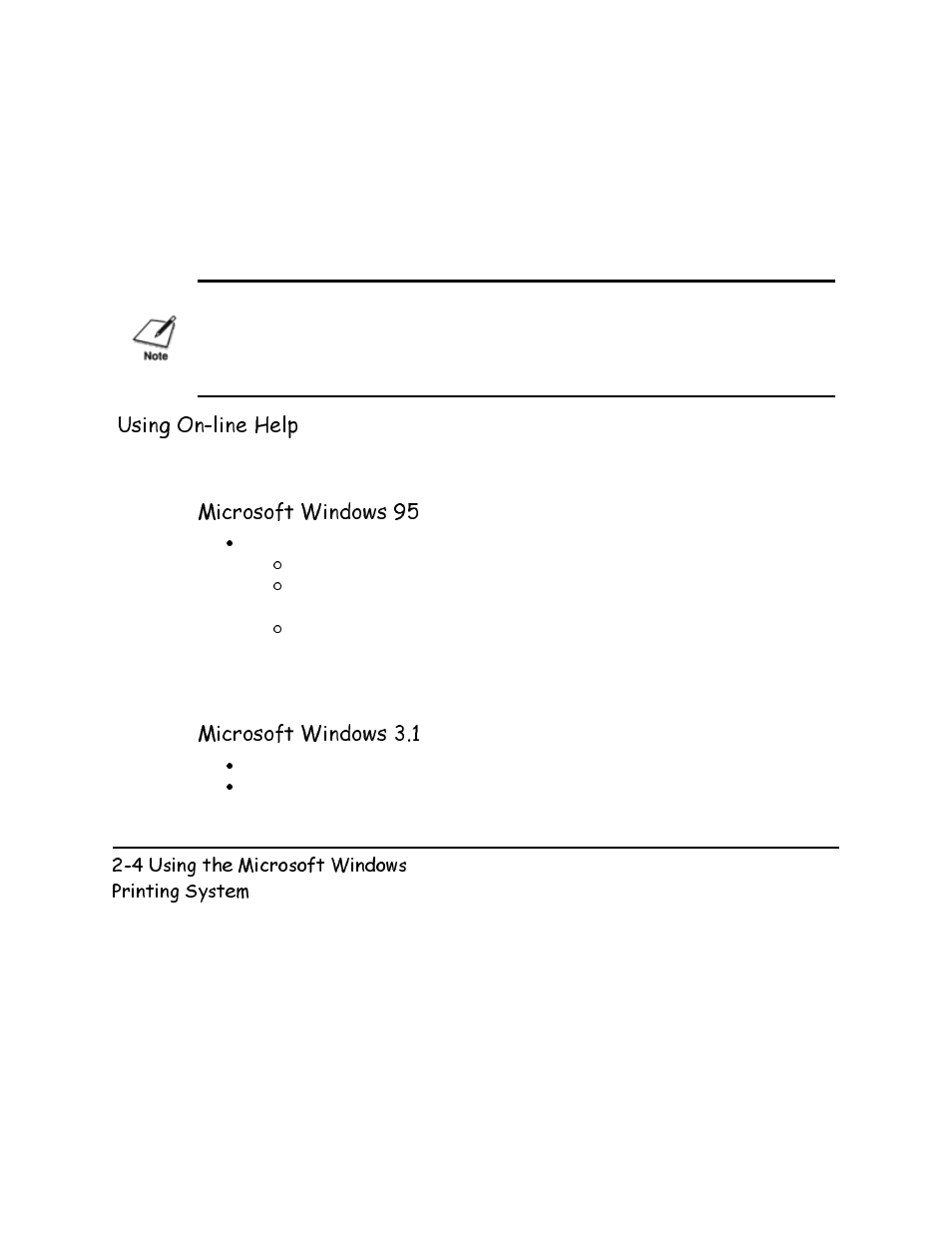 Using on-line help, 8vlqj 2qolqh +hos, 0lfurvriw :lqgrzv | Canon BJC-620 User Manual | Page 11 / 97