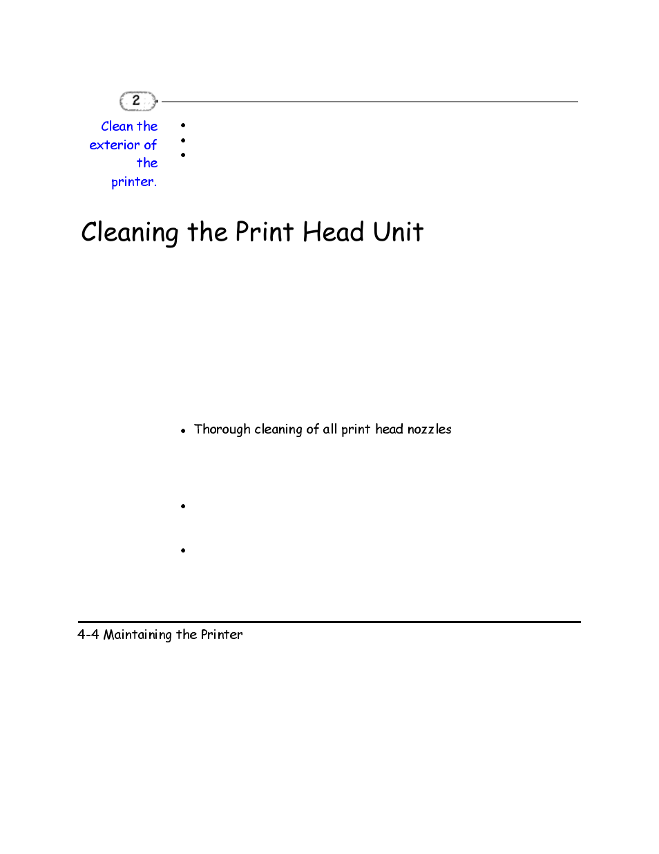 Cleaning the print head unit, Ohdqlqjwkh3ulqw+hdg8qlw | Canon BJC-620 User Manual | Page 54 / 97