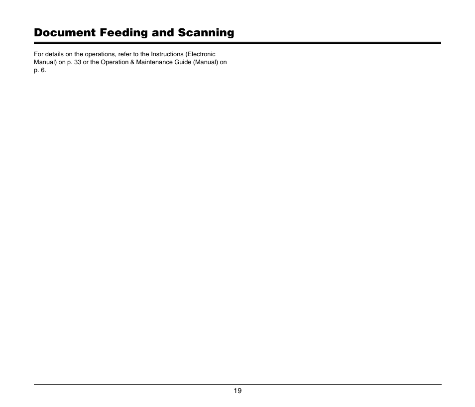 Document feeding and scanning | Canon CR-80 User Manual | Page 19 / 21