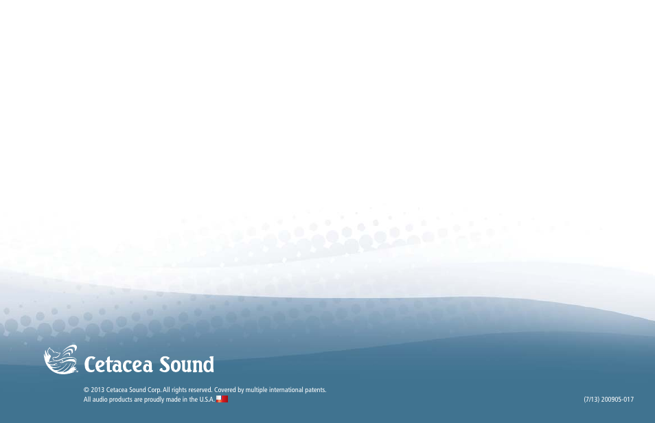 Cetacea Sound Astronaut CL Owner's Manual User Manual | Page 24 / 24