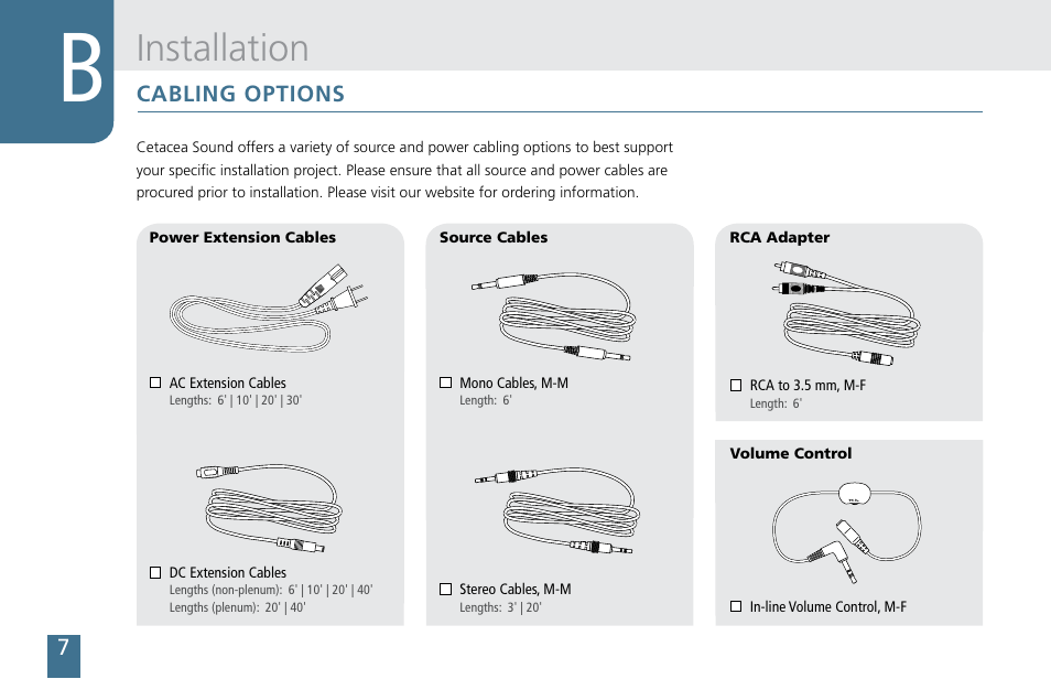 Installation | Cetacea Sound Astronaut CL Owner's Manual User Manual | Page 8 / 24