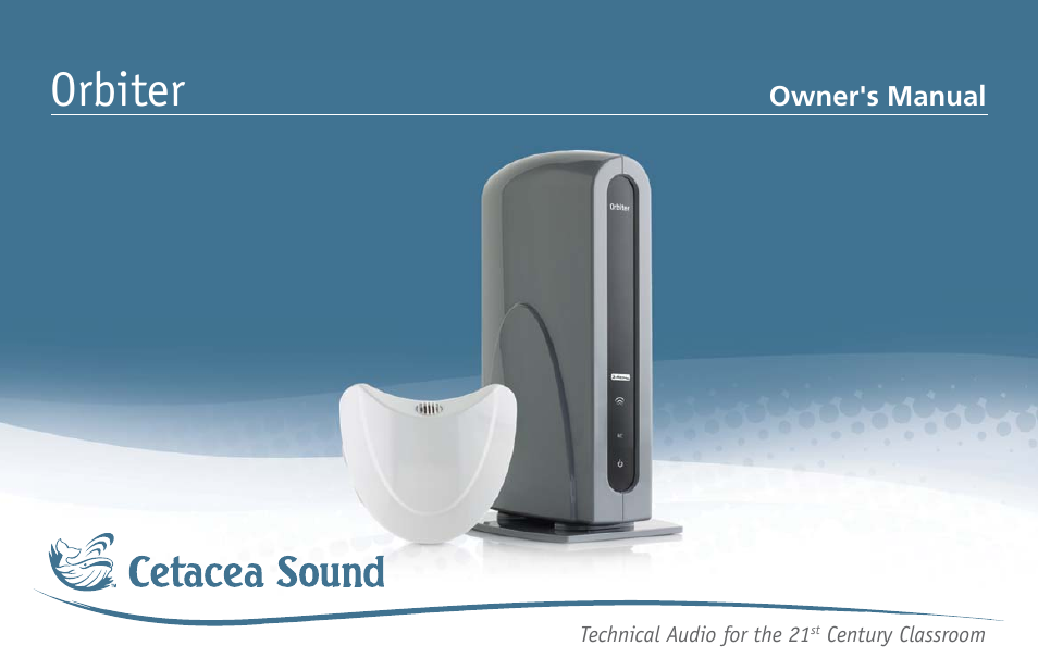 Cetacea Sound Orbiter Owner's Manual User Manual | 24 pages