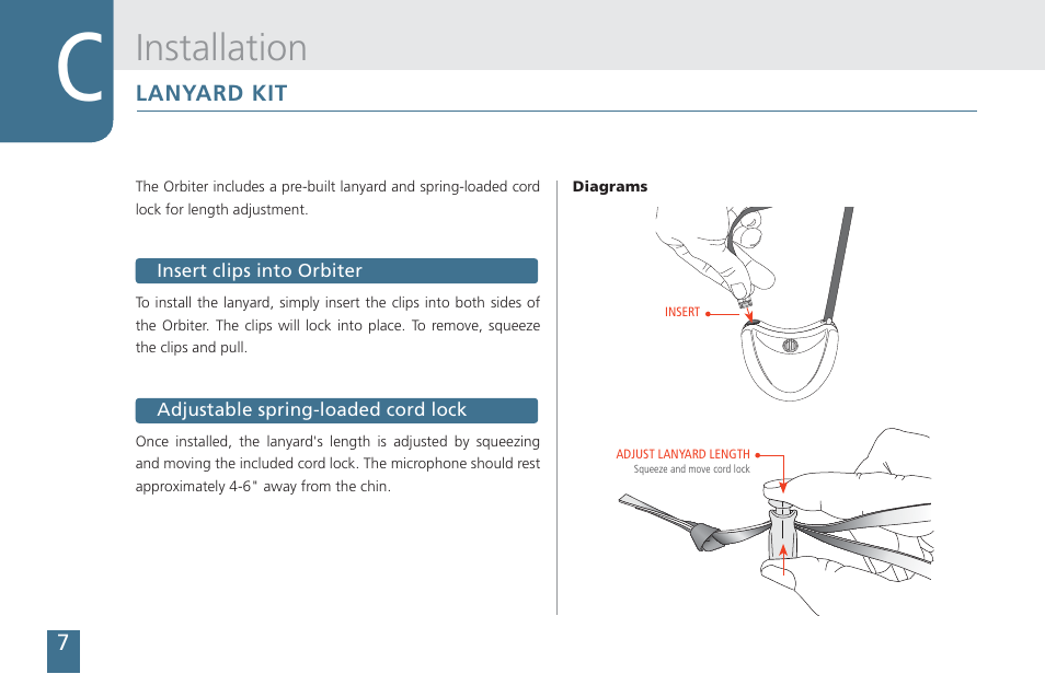 Installation | Cetacea Sound Orbiter Owner's Manual User Manual | Page 8 / 24