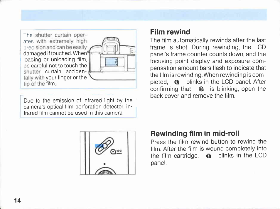 I button & dial operation | Canon EOS A2E User Manual | Page 15 / 136