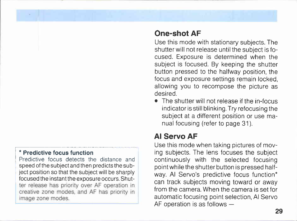Canon EOS A2E User Manual | Page 30 / 136