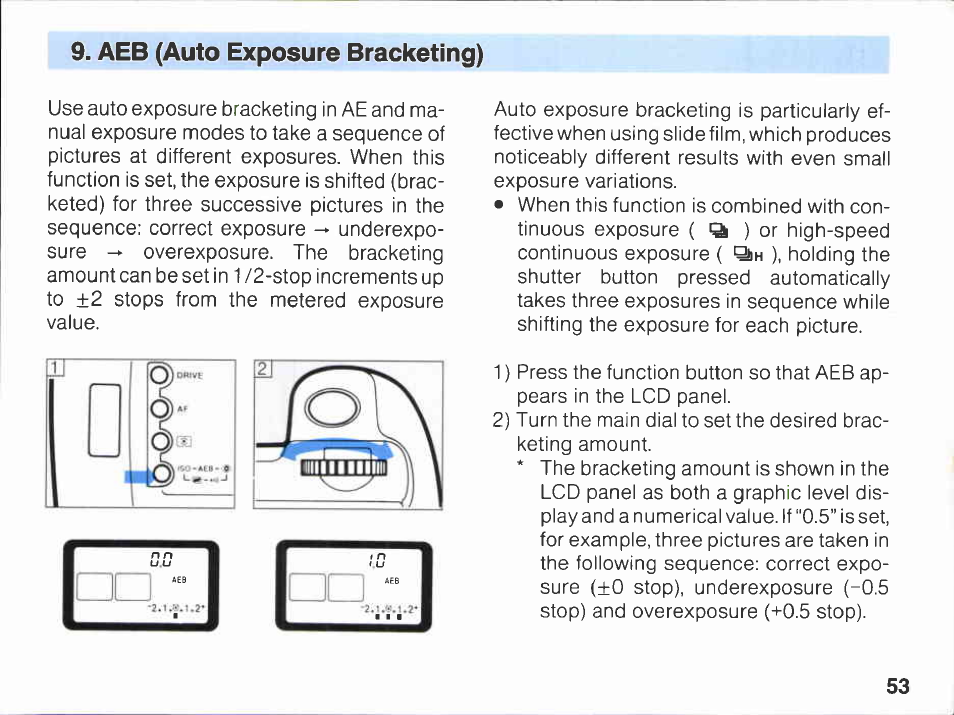 Al focus af | Canon EOS A2E User Manual | Page 54 / 136
