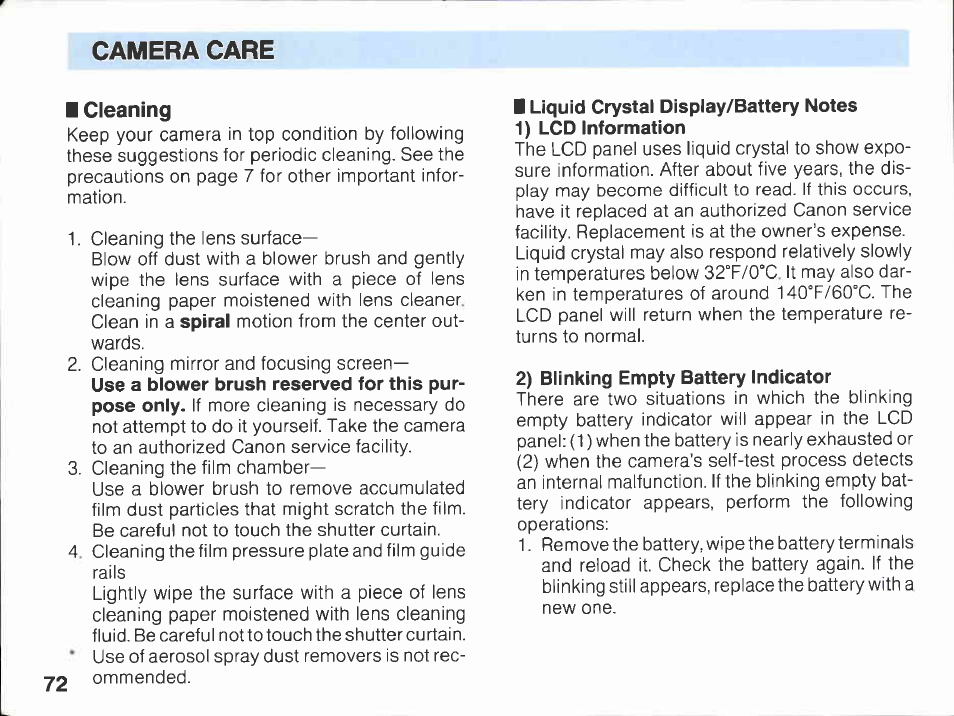 Flash exposure compensation priority chart | Canon EOS A2E User Manual | Page 73 / 136
