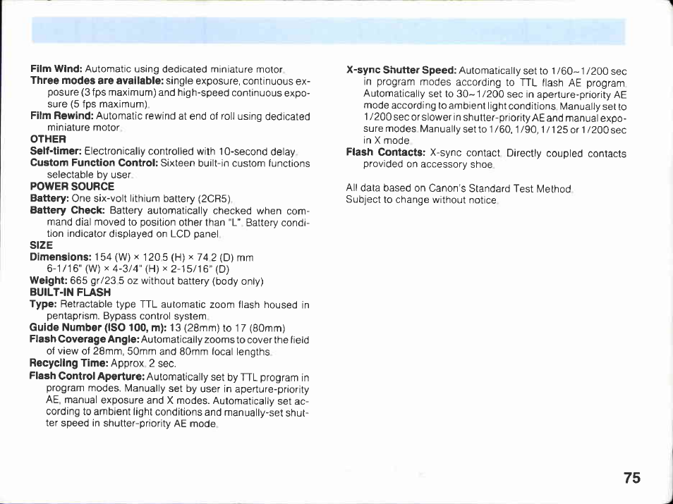 Tv (shutter-priority ae) | Canon EOS A2E User Manual | Page 76 / 136