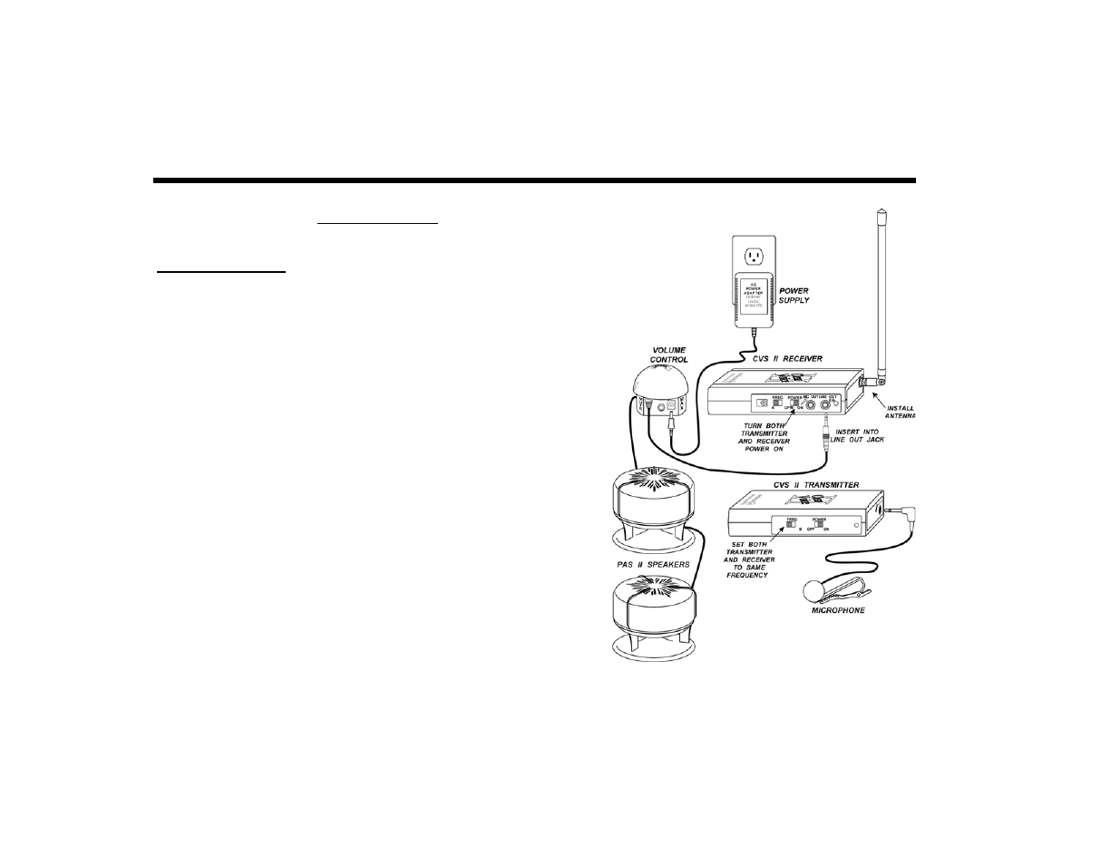 Cvs - use of controls and connections | Cetacea Sound Clear Voice System II Owner's Manual User Manual | Page 6 / 26