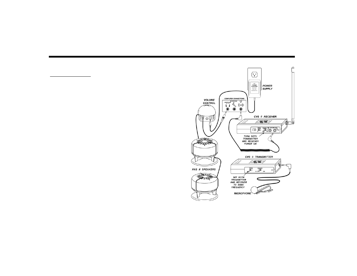 Cvs - use of controls and connections (cont.) | Cetacea Sound Clear Voice System II Owner's Manual User Manual | Page 7 / 26