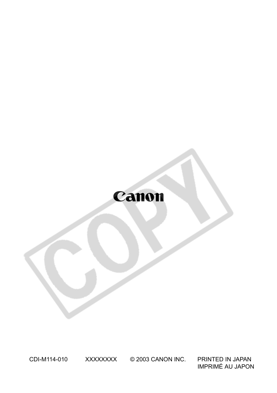Canon Printing Using a Direct Camera/Printer Connection Guide Direct Print User Manual | Page 76 / 76
