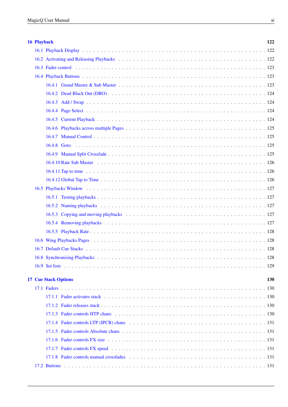 ChamSys MagicQ User Manual User Manual | Page 11 / 384