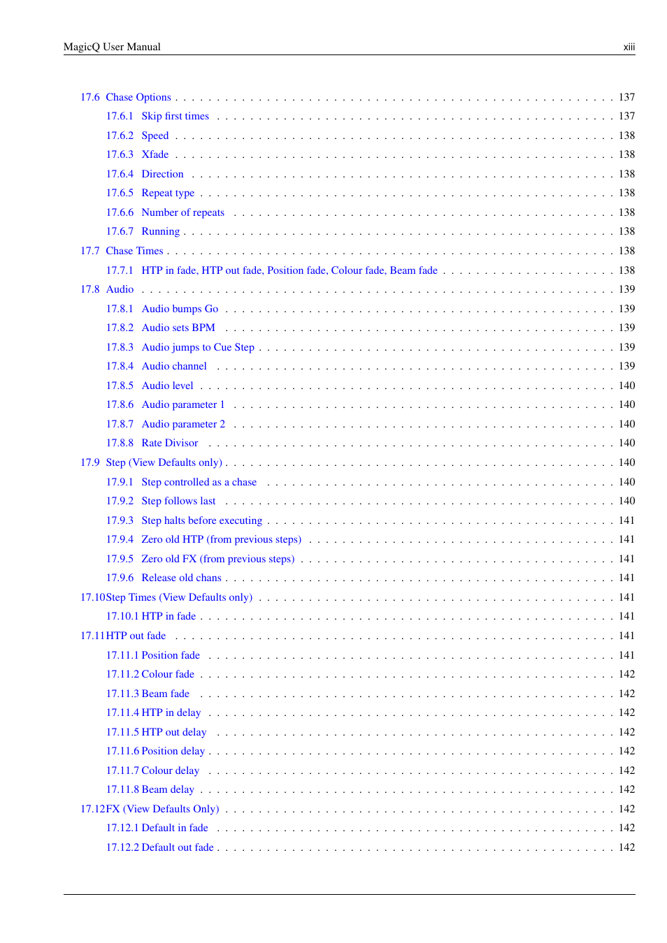 ChamSys MagicQ User Manual User Manual | Page 13 / 384