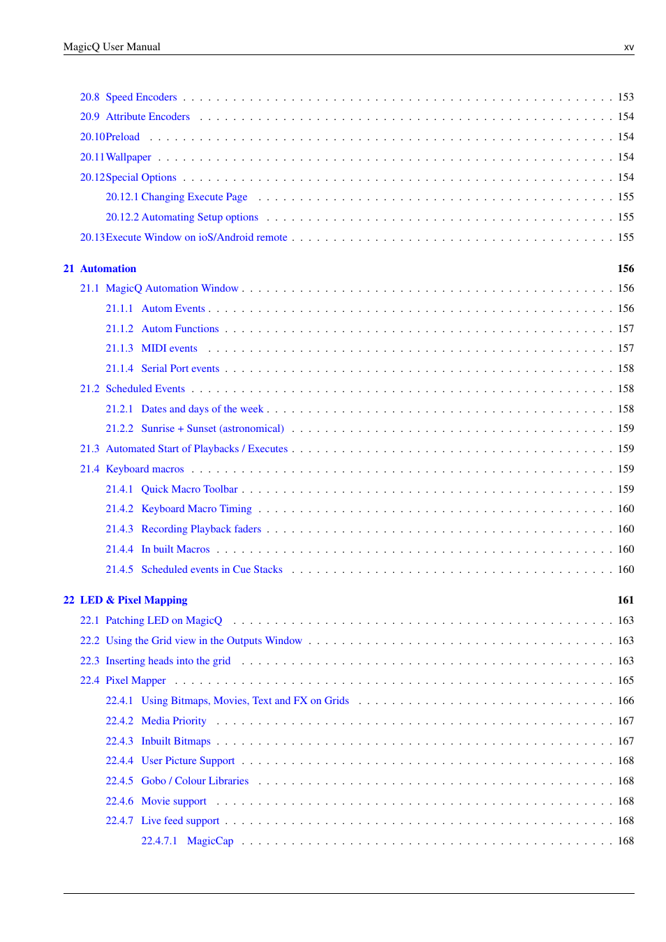 ChamSys MagicQ User Manual User Manual | Page 15 / 384