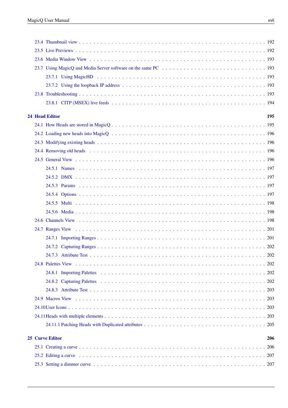 ChamSys MagicQ User Manual User Manual | Page 17 / 384