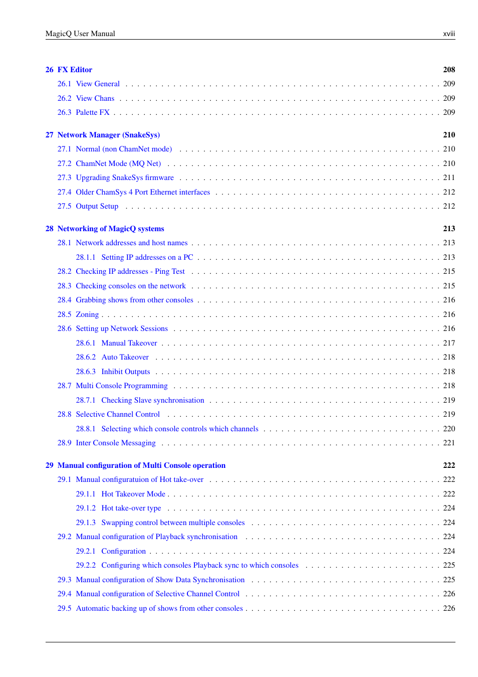 ChamSys MagicQ User Manual User Manual | Page 18 / 384