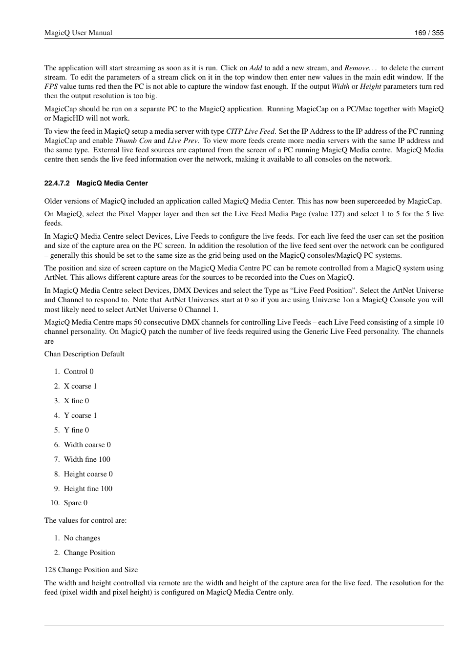 Magicq media center, 2 magicq media center | ChamSys MagicQ User Manual User Manual | Page 198 / 384