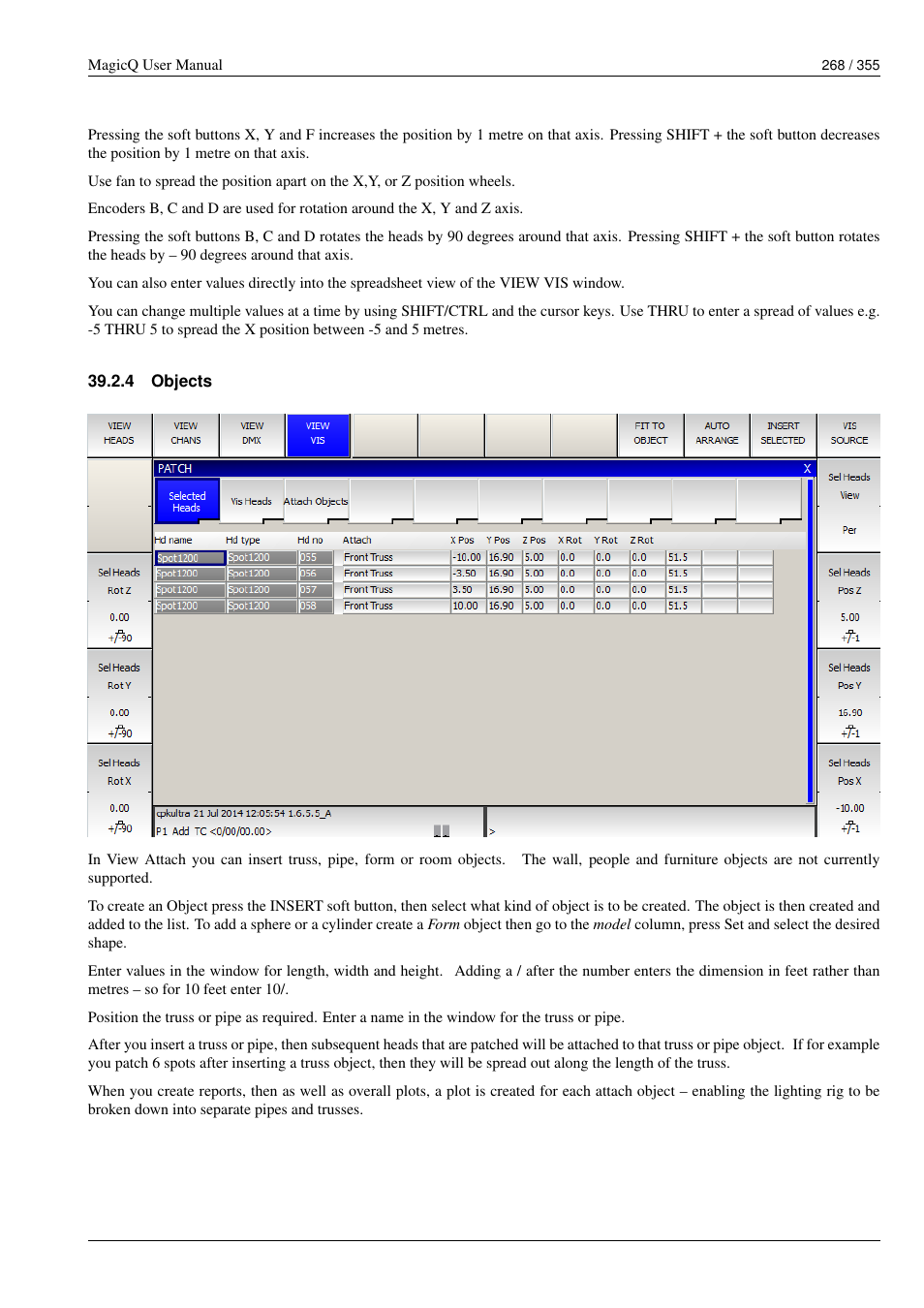 Objects, 4 objects | ChamSys MagicQ User Manual User Manual | Page 297 / 384