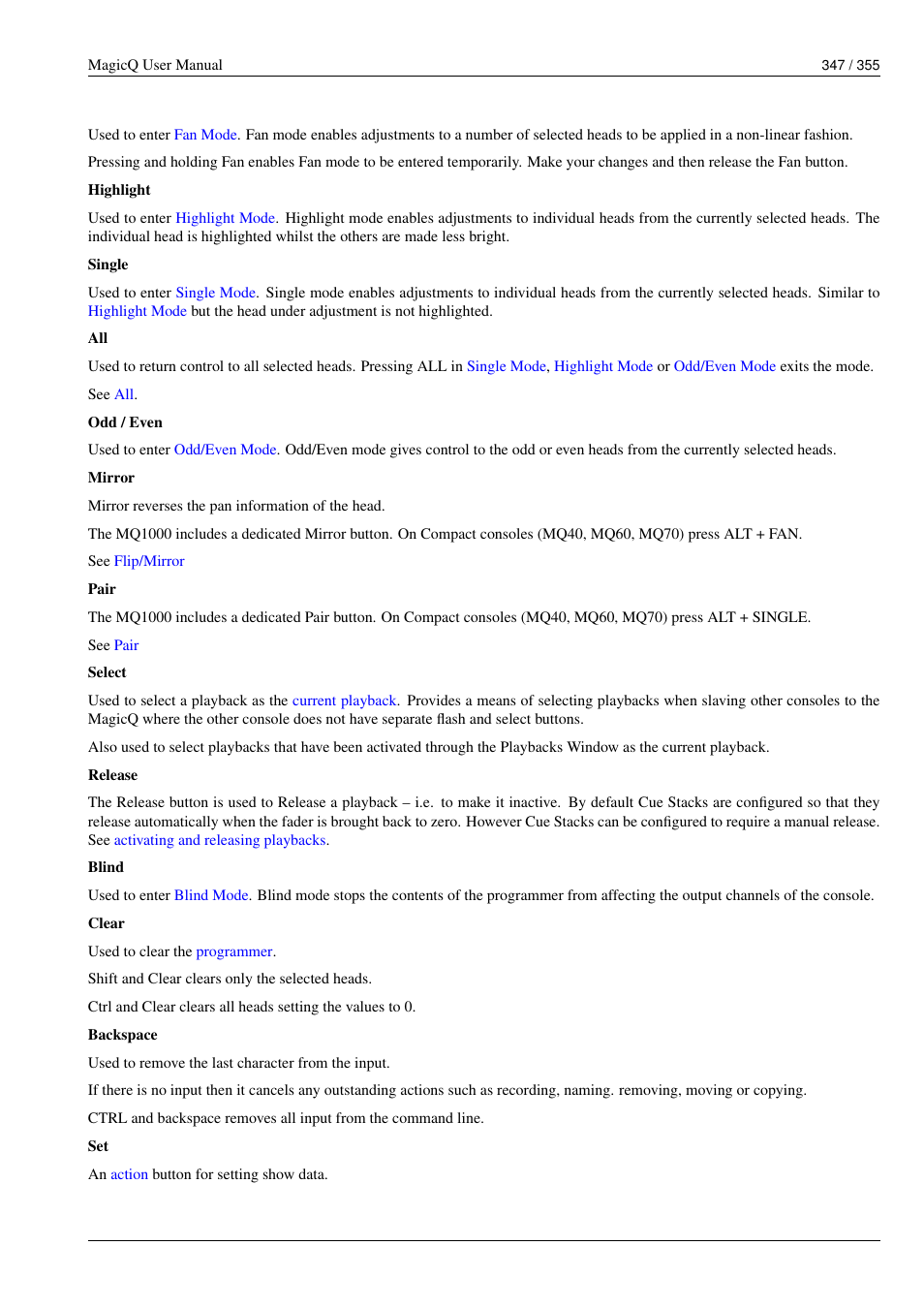 ChamSys MagicQ User Manual User Manual | Page 376 / 384