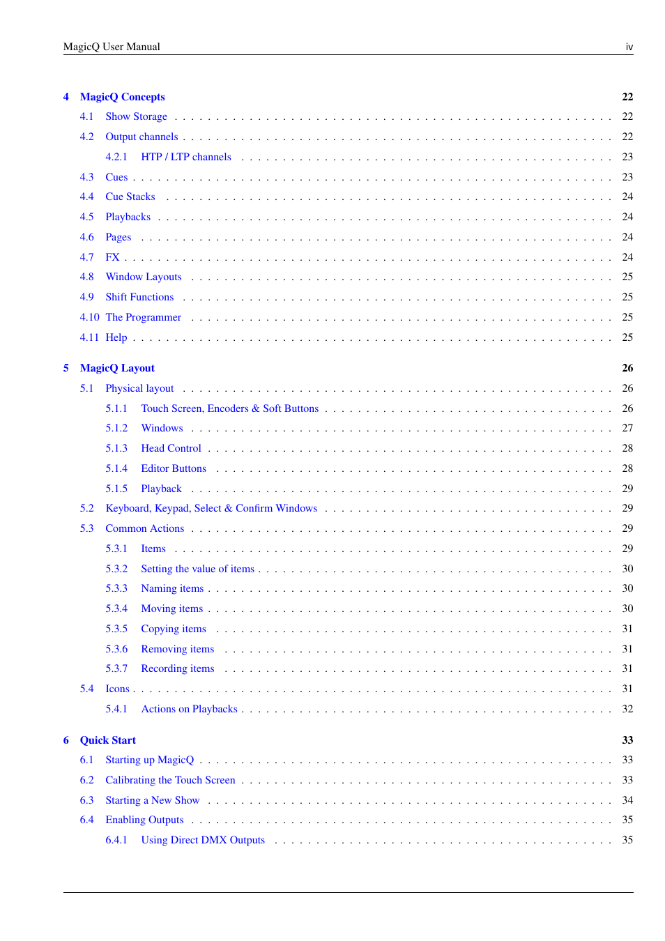 ChamSys MagicQ User Manual User Manual | Page 4 / 384