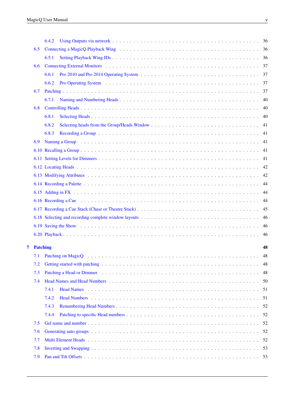 ChamSys MagicQ User Manual User Manual | Page 5 / 384