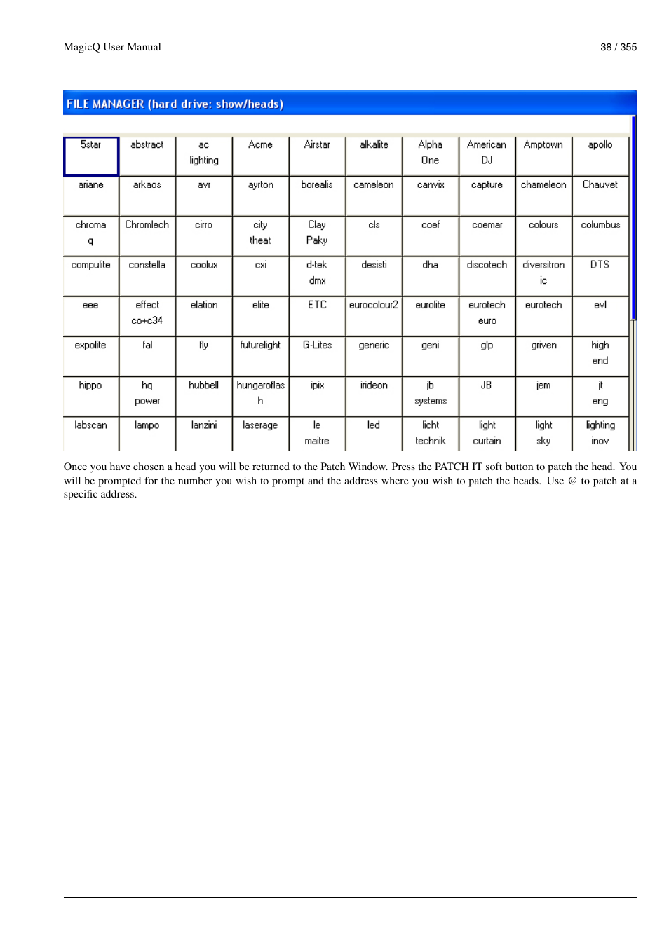 ChamSys MagicQ User Manual User Manual | Page 67 / 384