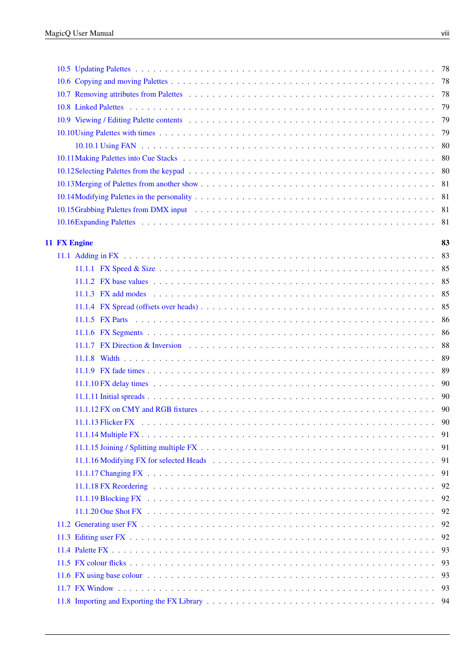 ChamSys MagicQ User Manual User Manual | Page 8 / 384