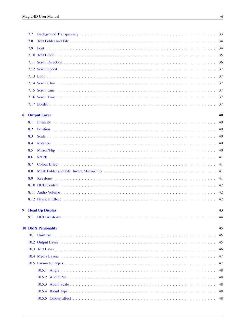 ChamSys MagicHD User Manual | Page 6 / 66