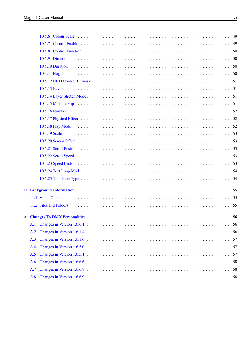 ChamSys MagicHD User Manual | Page 7 / 66