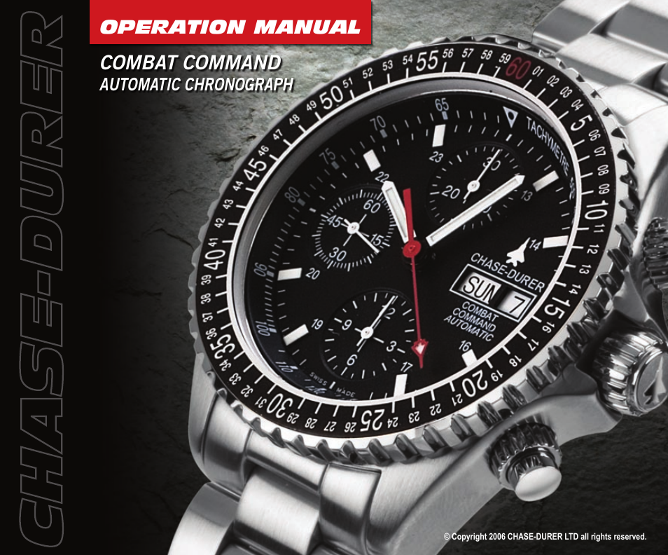 Chase-Durer Combat Command Automatic User Manual | 11 pages