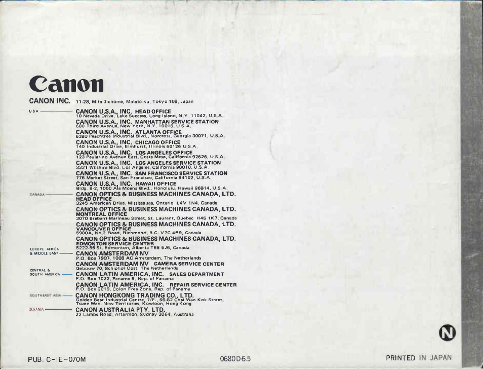 Canon A-1 User Manual | Page 104 / 181