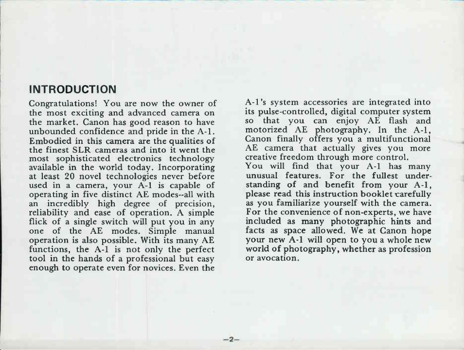 Canon A-1 User Manual | Page 5 / 181