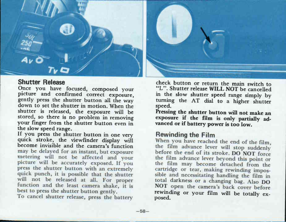 A «m 414 inif n, A « m 4 1 4 i n i f | Canon A-1 User Manual | Page 60 / 181