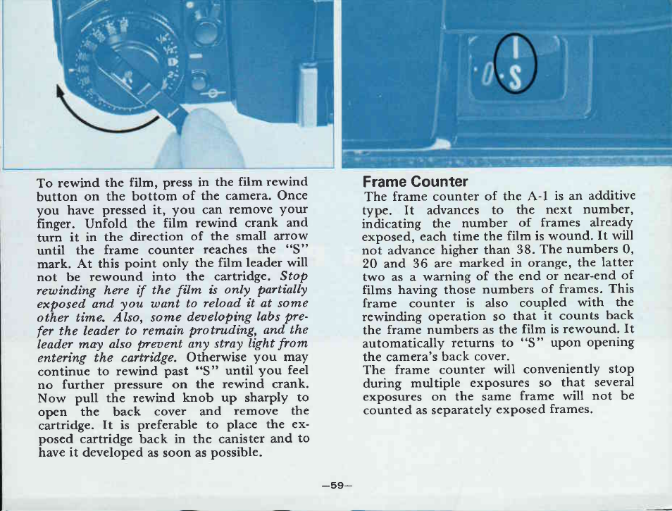 Ae mode selector | Canon A-1 User Manual | Page 61 / 181