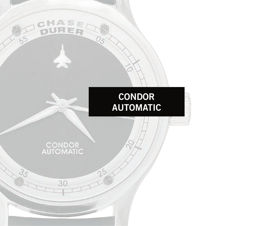 Chase-Durer Condor Chrongraph/Automatic User Manual | Page 8 / 12