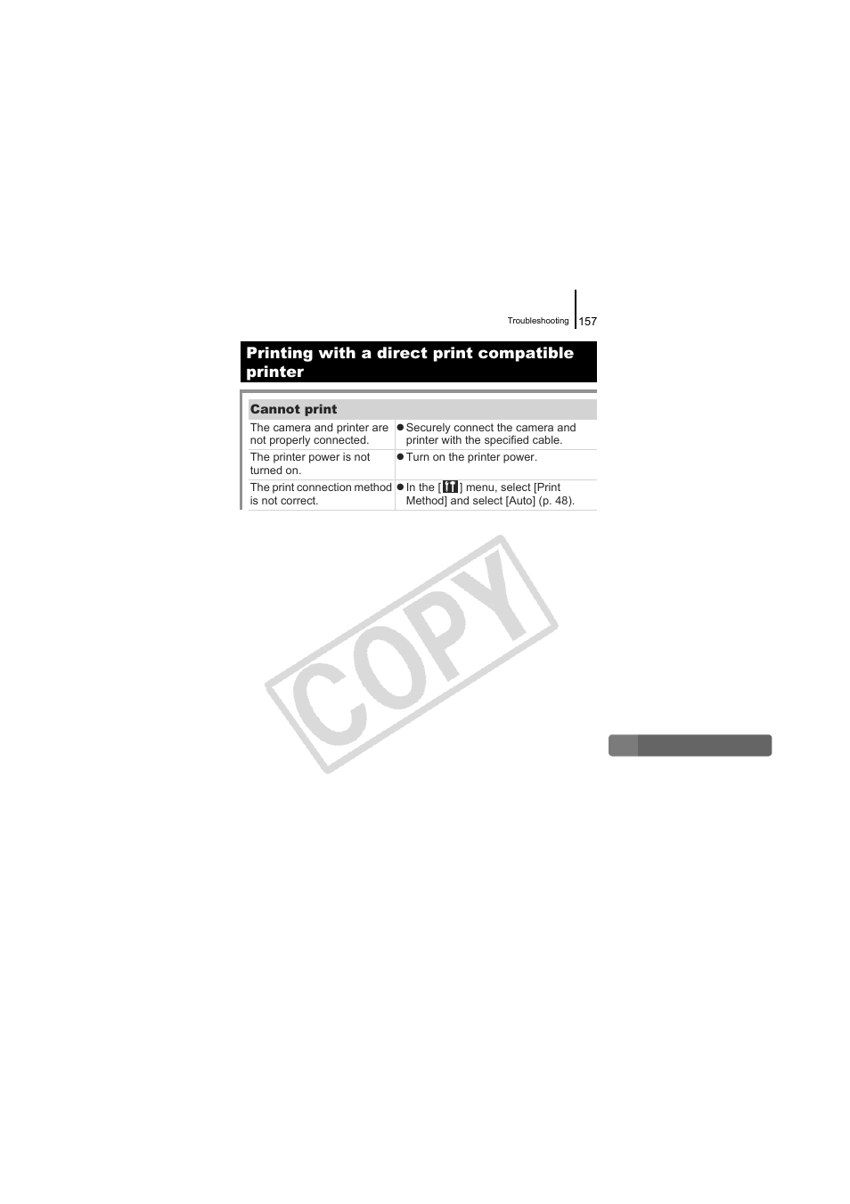 Printing with a direct print compatible printer | Canon CDI-E334-010 User Manual | Page 159 / 211