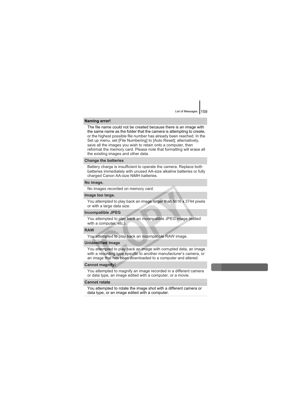 Canon CDI-E334-010 User Manual | Page 161 / 211