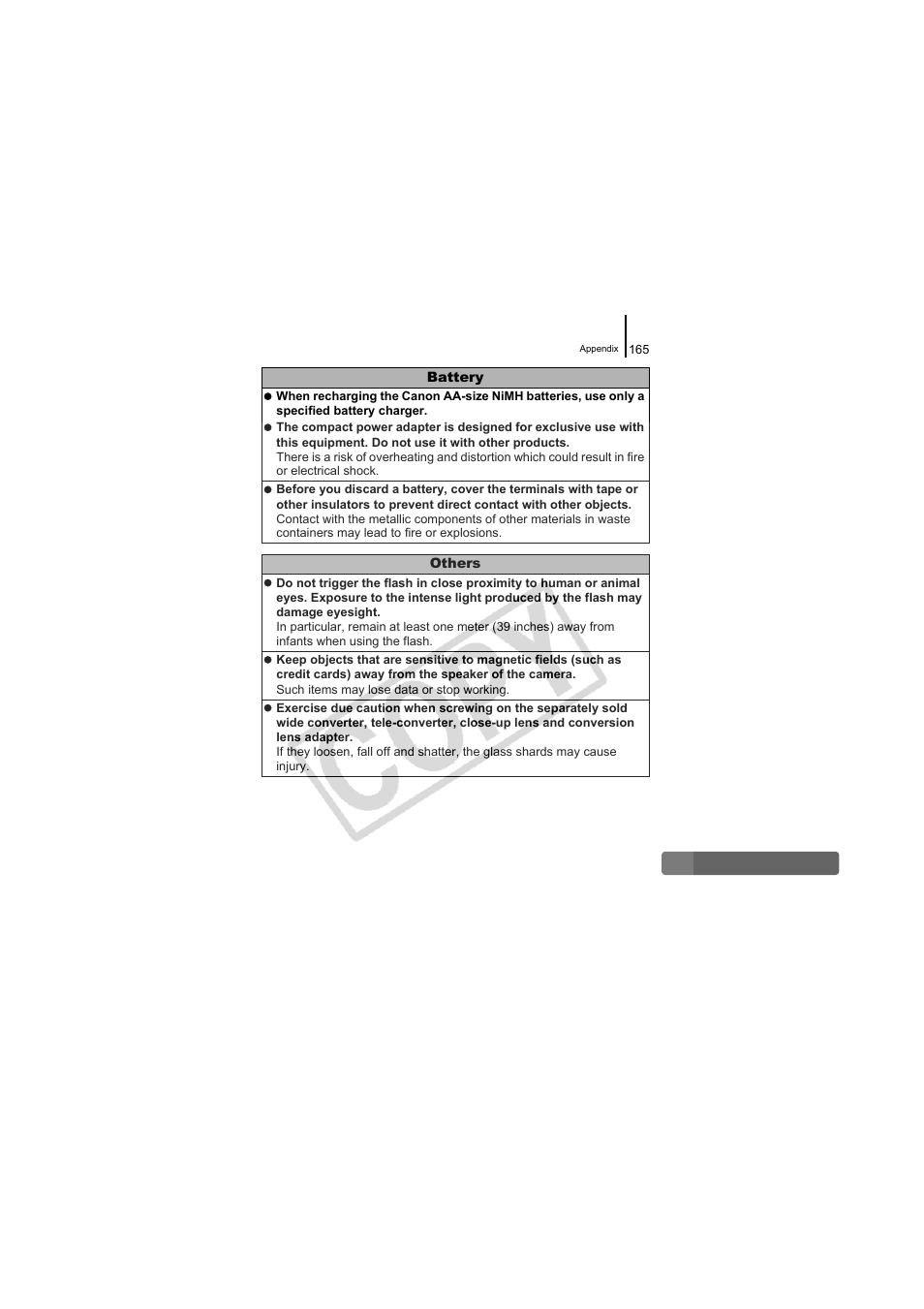 Canon CDI-E334-010 User Manual | Page 167 / 211