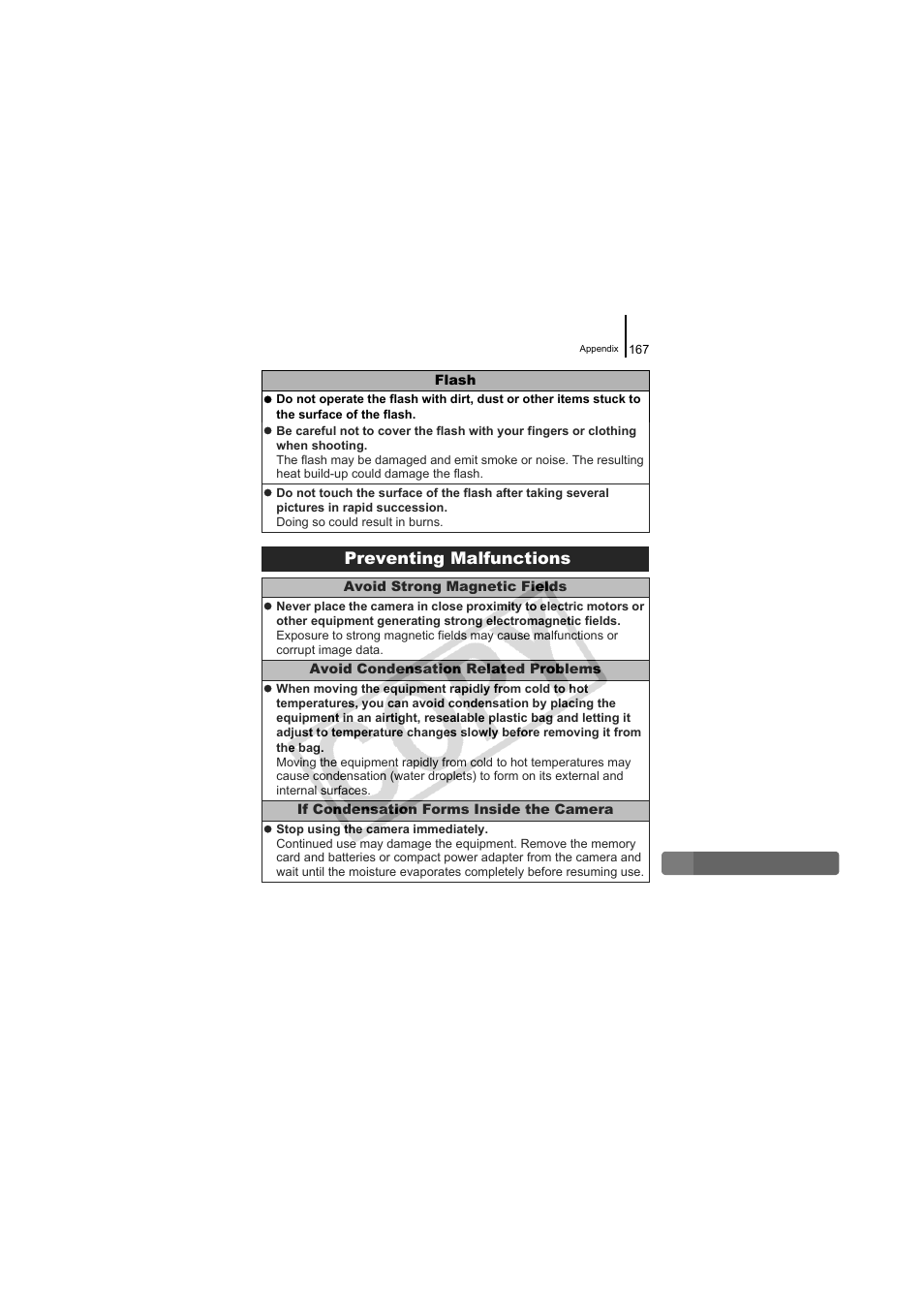 Preventing malfunctions | Canon CDI-E334-010 User Manual | Page 169 / 211