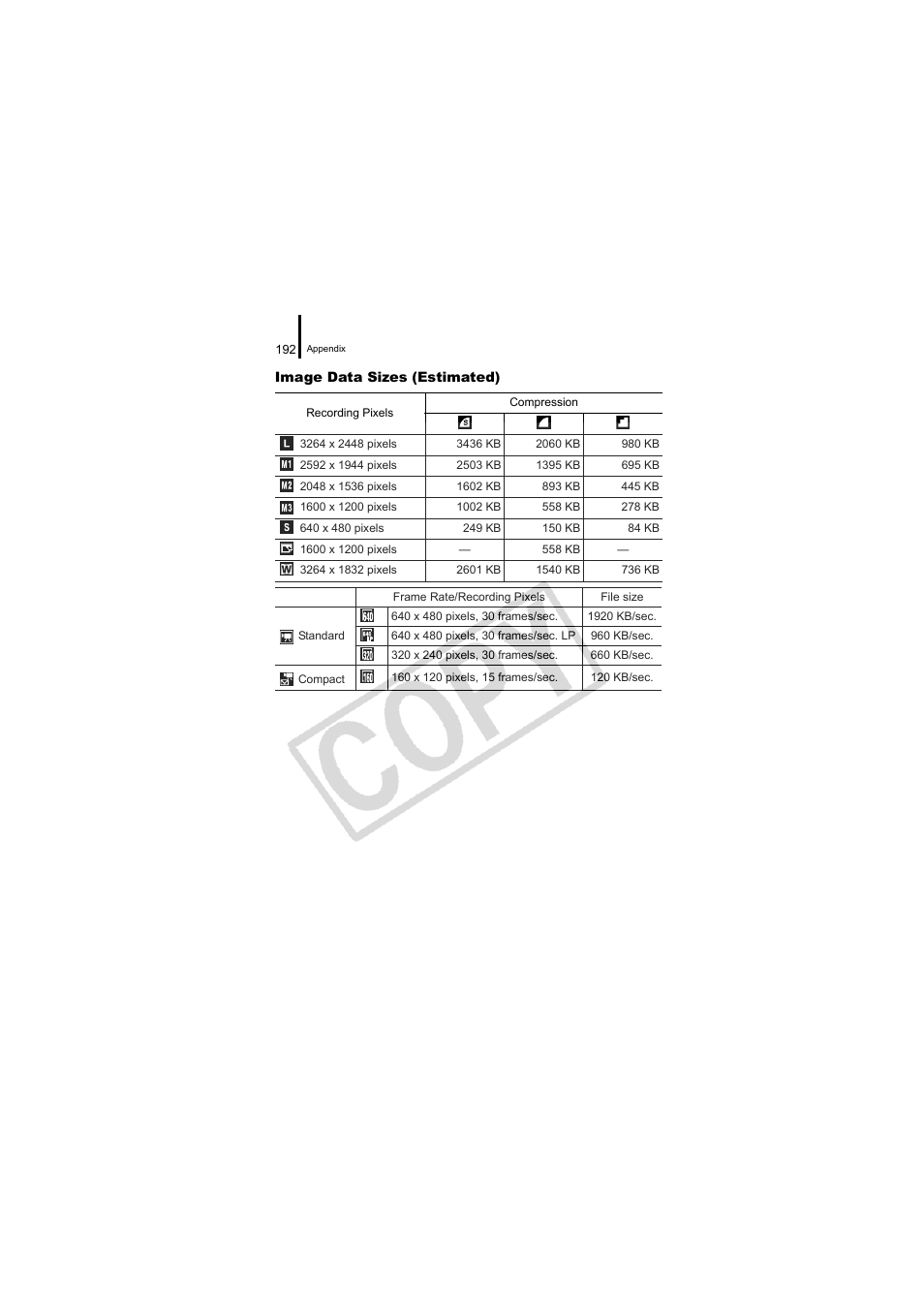 P. 192 | Canon CDI-E334-010 User Manual | Page 194 / 211